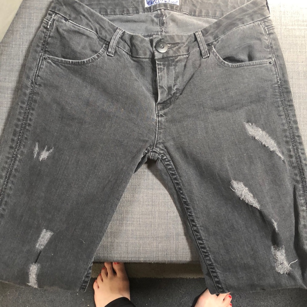 Hudson jeans (washed black)